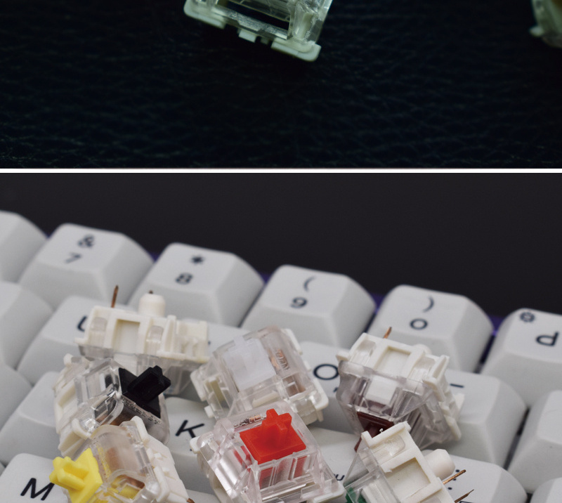 KS-9 RGB 3pin hyper yellow brown black red white blue green mechanical keyboard switch