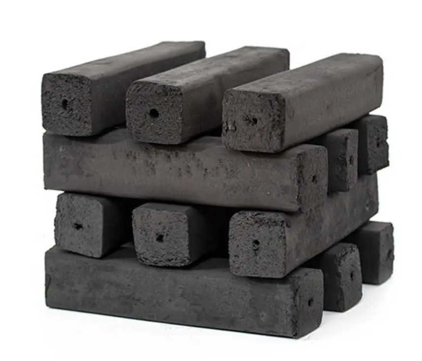 Low ash high Hot value hexagonal barbecue coal For Bbq charcoal Briquettes Hookah