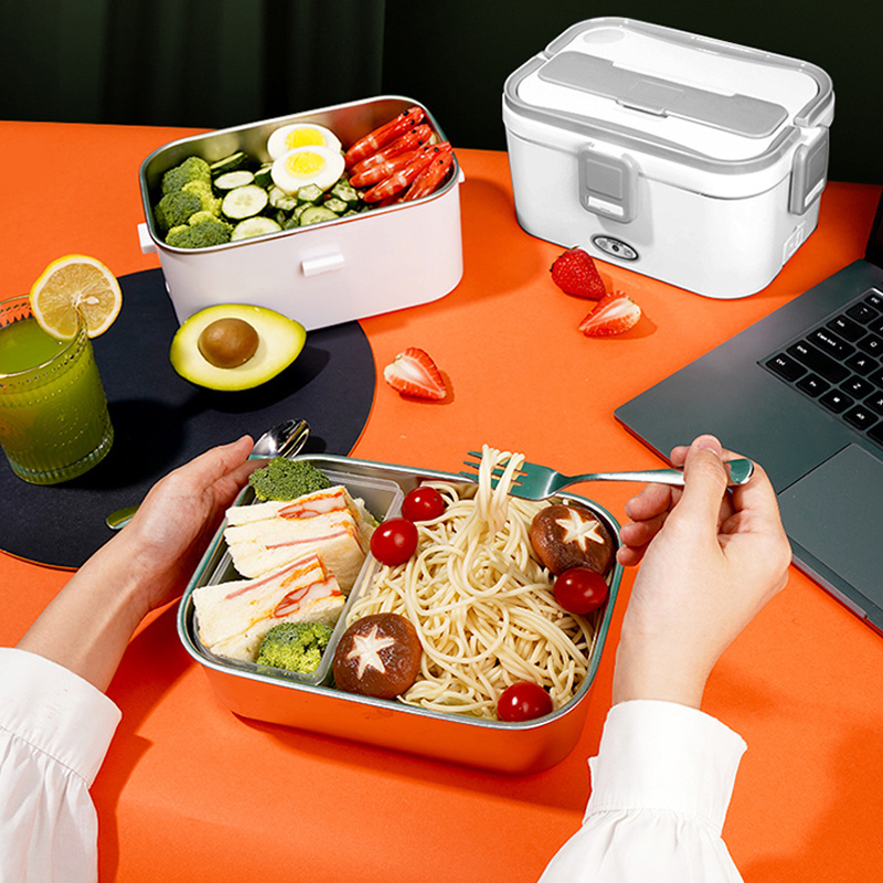 1.8l electric lunch box smart storage & organization electric lunch box food heater car and home use