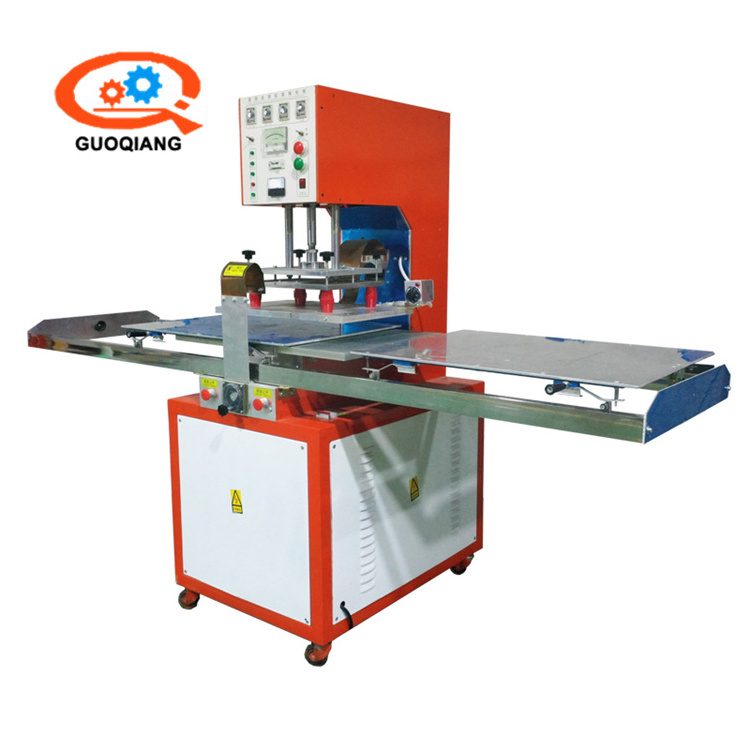 high frequency luggage labeling embossing making machine