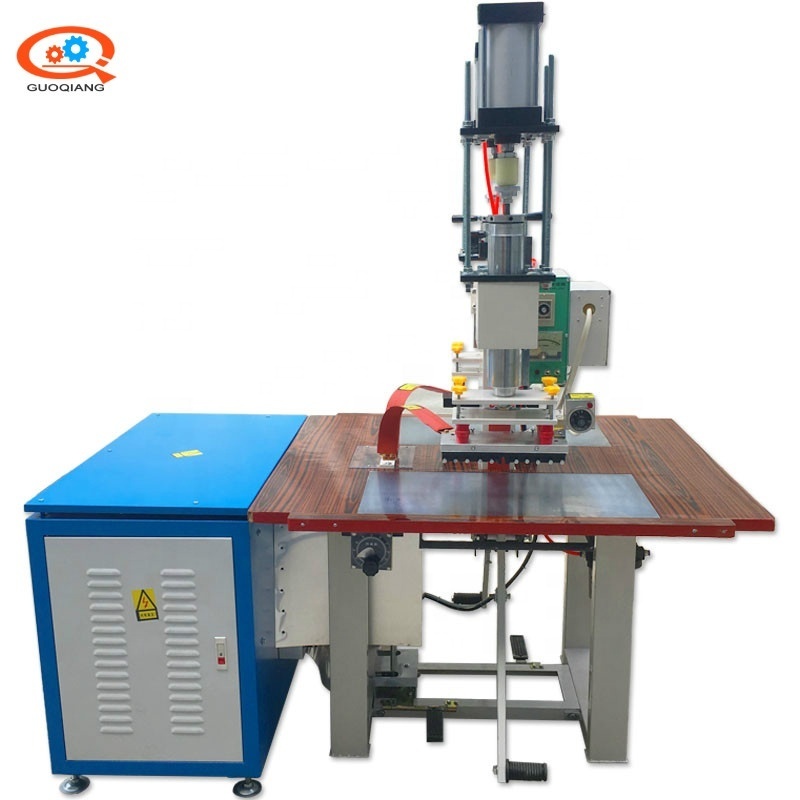 double head pedestal pvc high frequency welding machine