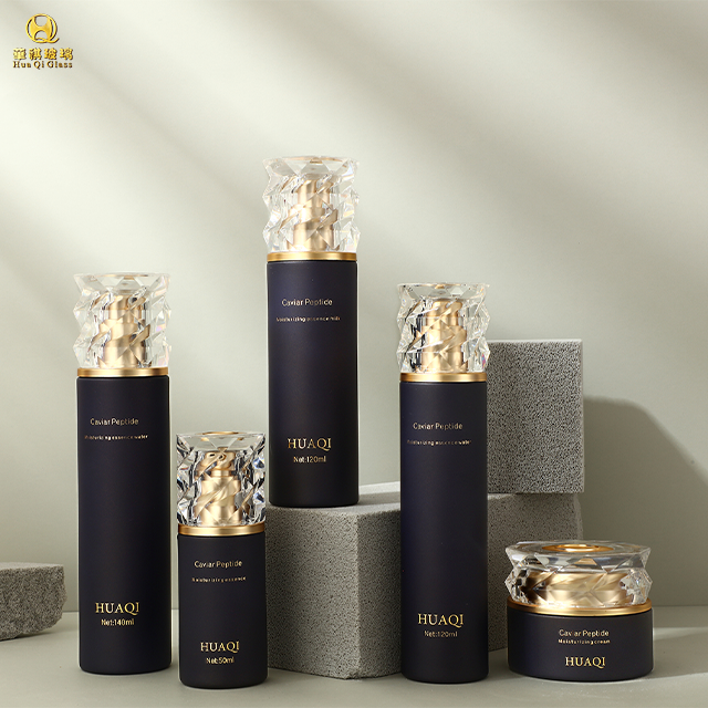 Wholesale Skincare Packaging Luxury Cosmetic Packaging Container Cream Jar Set Lotion Airless Pump Head Bottle For Cosmetic