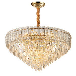 Large Crystal Chandelier Modern Luxury Pendant Ceiling Lights Fixture for Dining Living Room