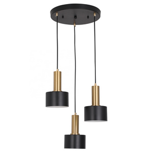 Iron E27 Hanging 3 Bulbs Indoor Modern Pendant Light Home For Kitchen