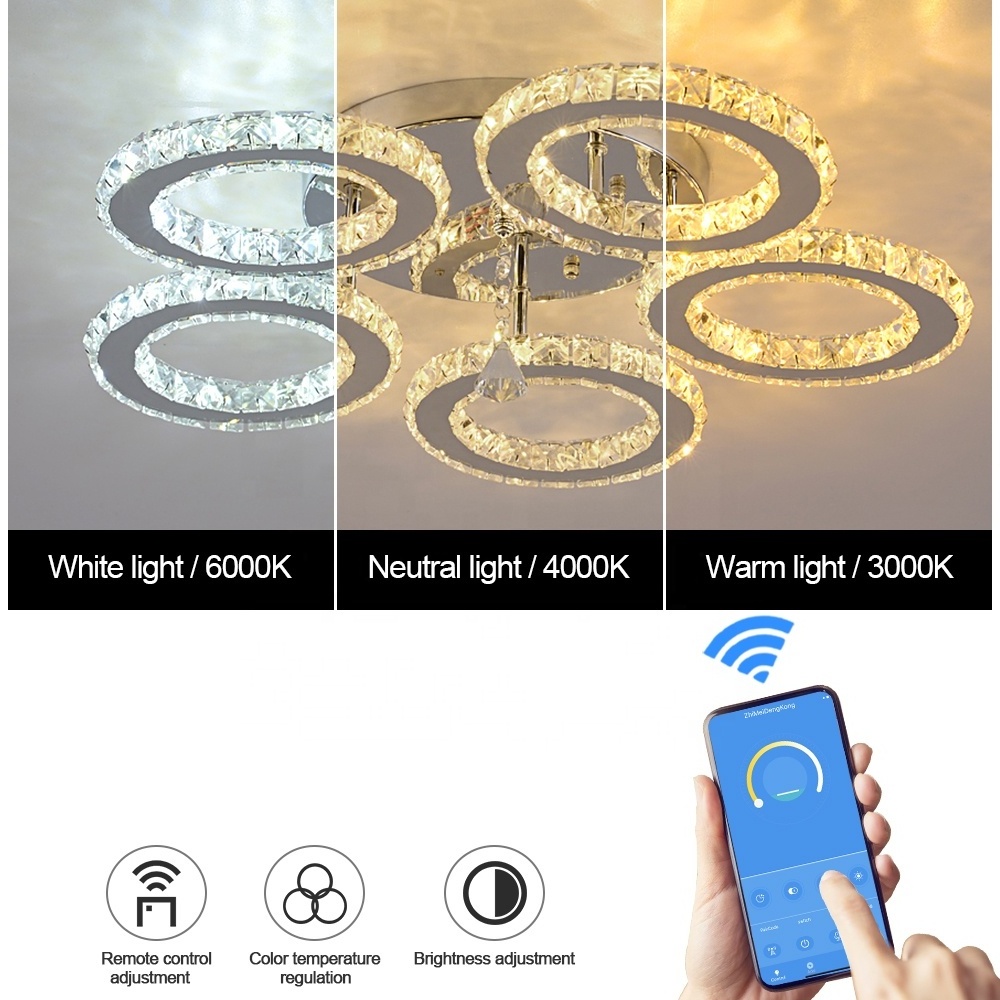 CCT Color Changeable App Remote Control Led Smart Ceiling Light For Home