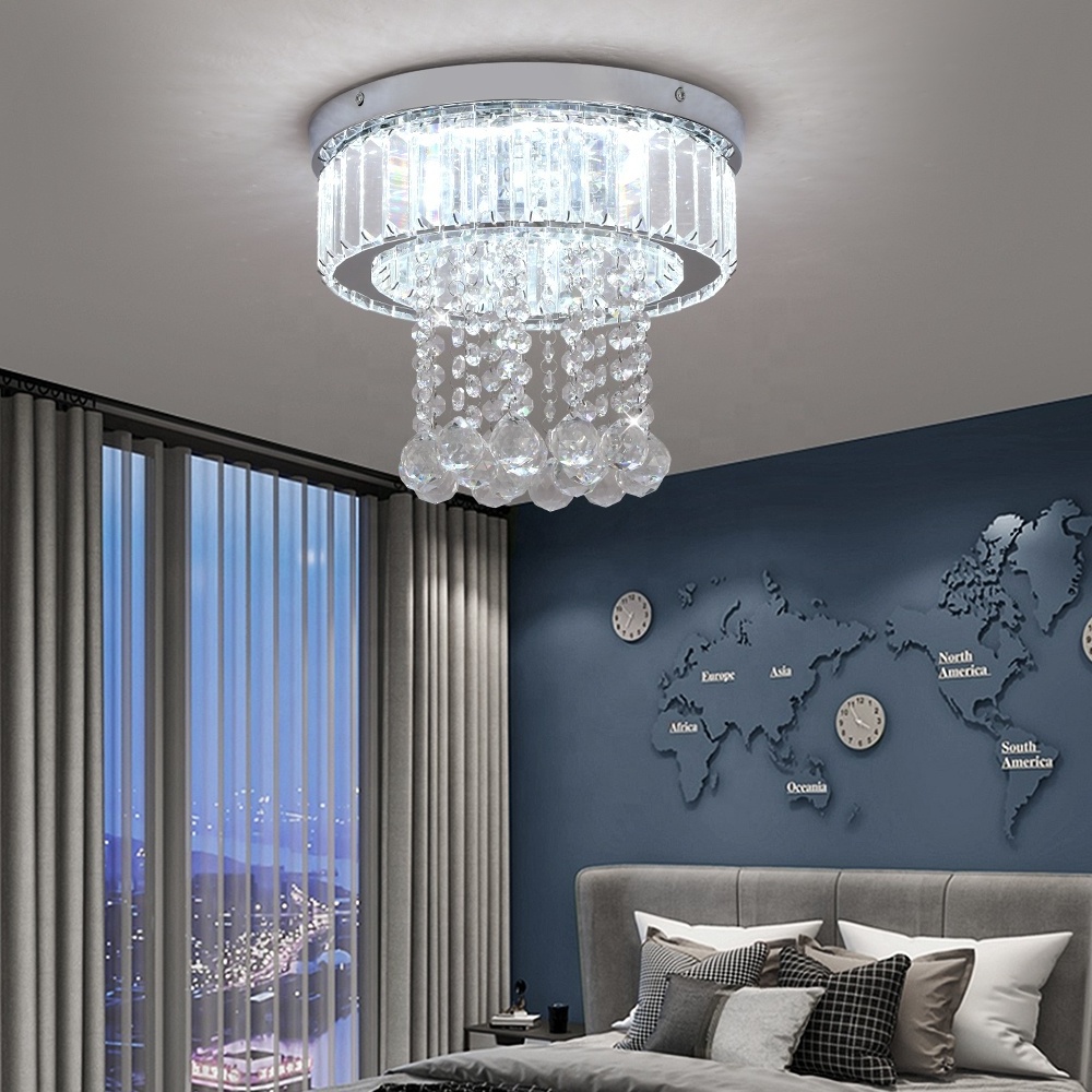 3000K-6000K Home Flush Mount Round Led Ceiling Light Fixture For Bedroom Lamp