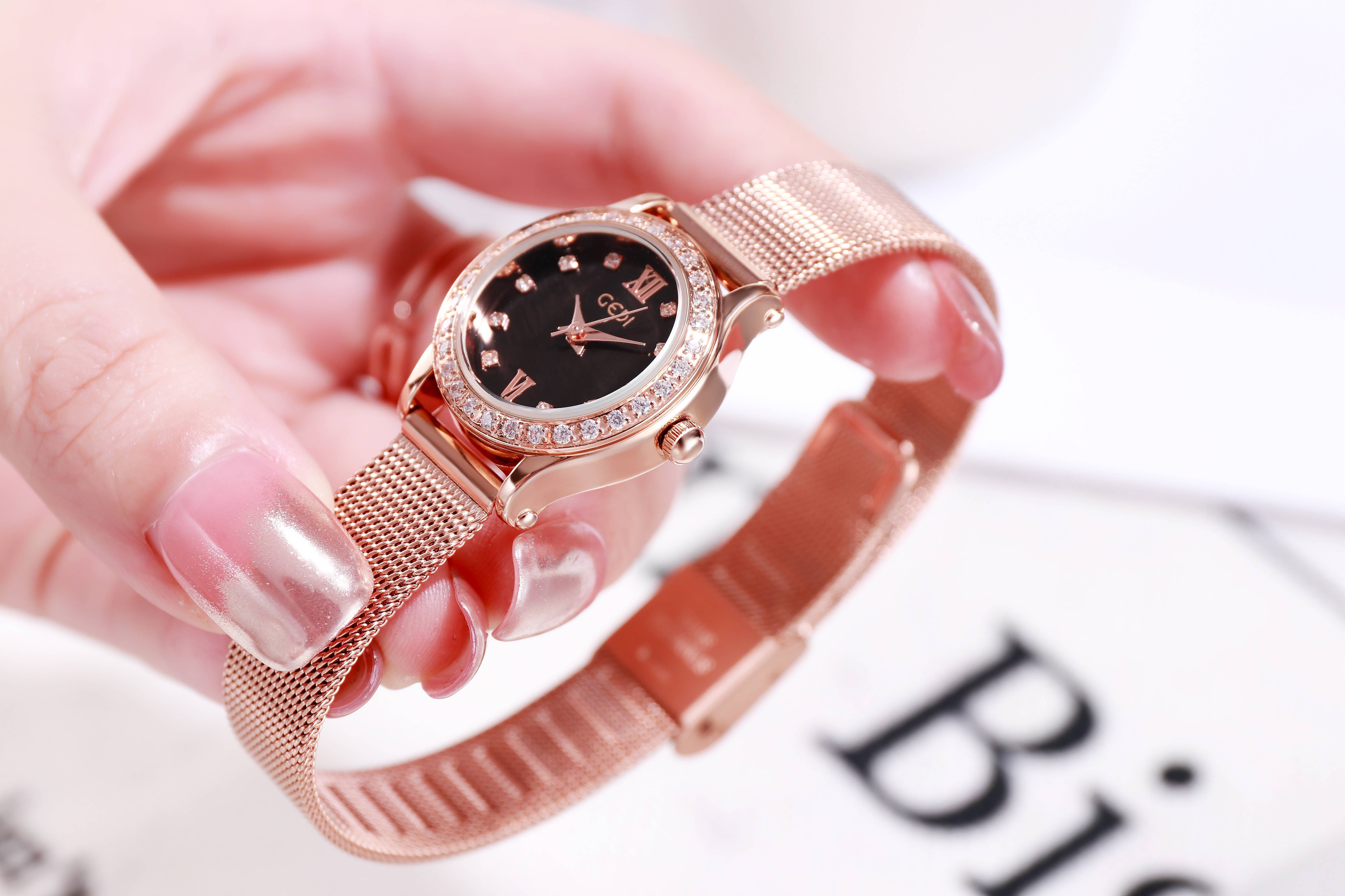 GEDI 12036 New Fashionable and Elegant Girls' Watch as a Valentine's Day Gift for Girlfriends Korean Personalized W