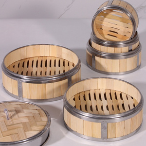 Stainless Steel Kitchen Use - Wholesale Chinese Basket Rice Mini HQ-Bamboo Steamer Favor