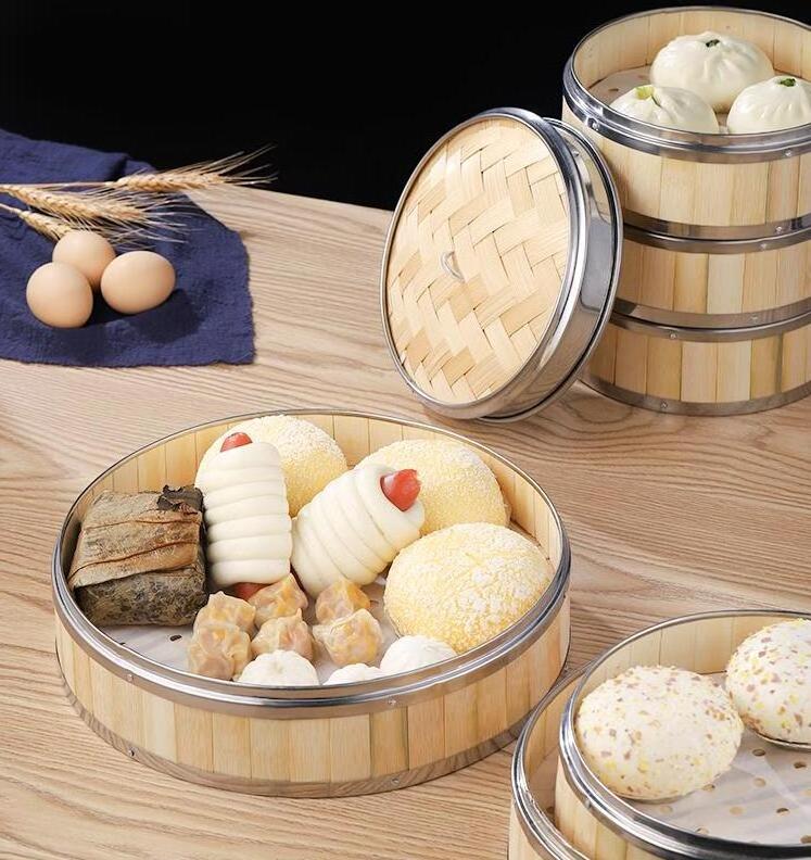 Stainless Steel Kitchen Use - Wholesale Chinese Basket Rice Mini HQ-Bamboo Steamer Favor