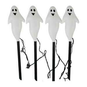 Hot Sale Holiday Lighting Halloween Hanging Outdoor Party Decorations Lights Spooky White Ghost Light