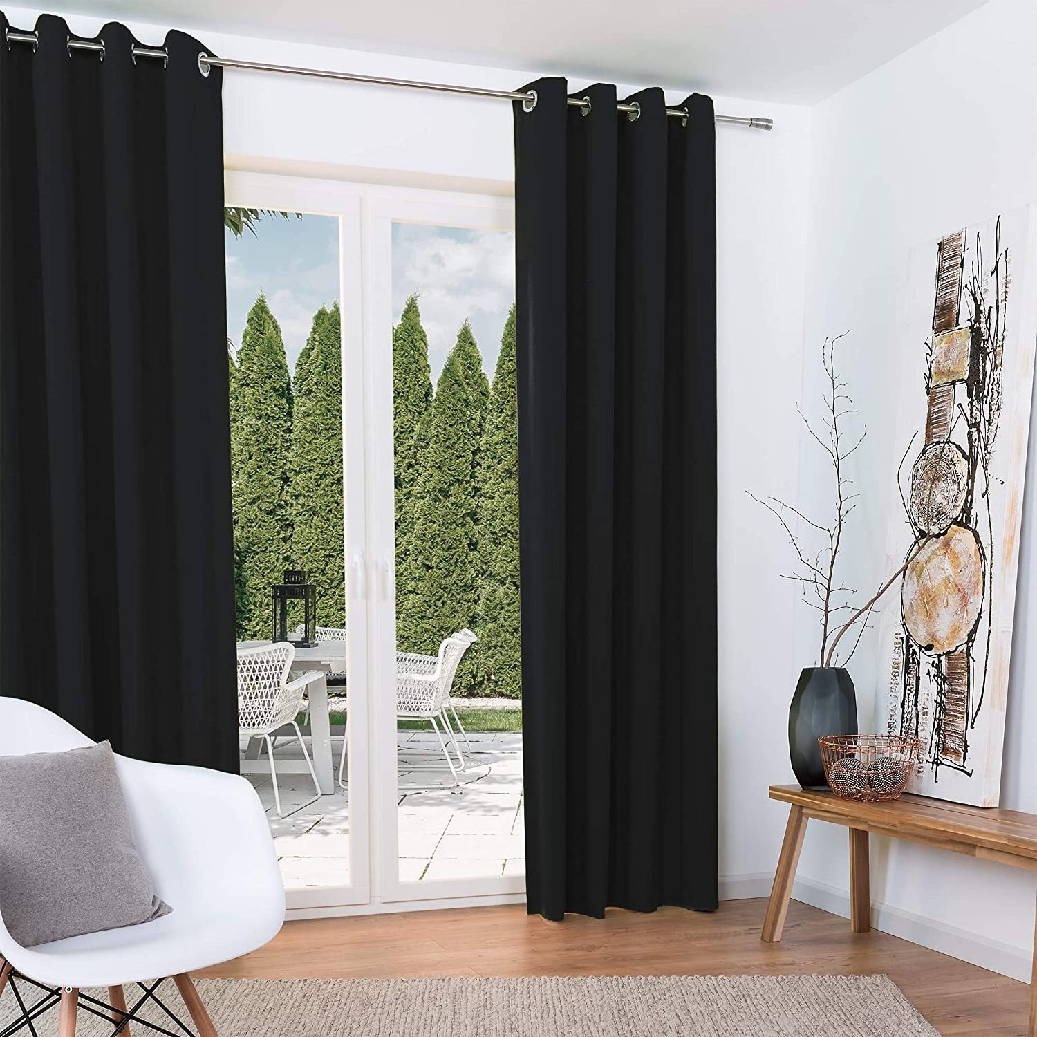 Turkish Luxury House Hotel Office Light Blinds Yarn Dyed Window Curtains