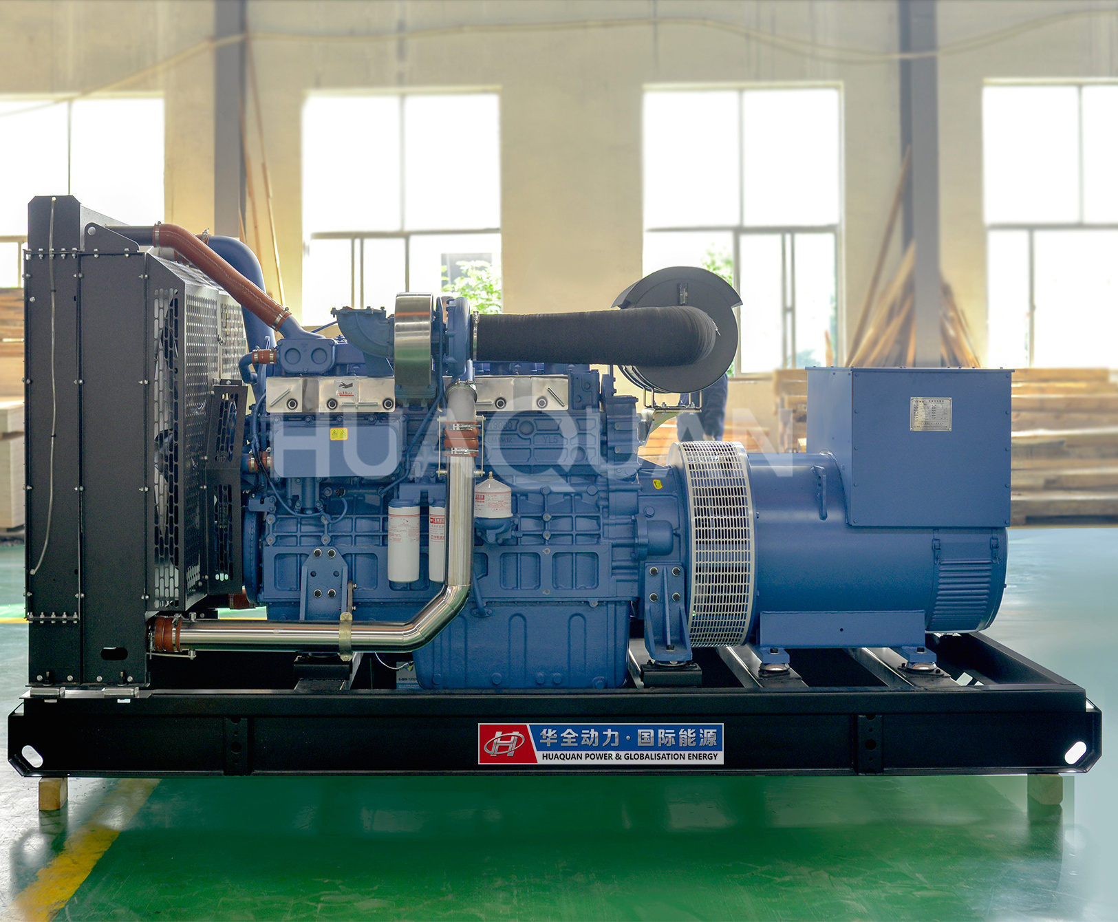 50/60Hz 400kw Soundproof/Open/Canopy/Trailer Type Diesel Generators Power by Yuchai Engine 500kVA