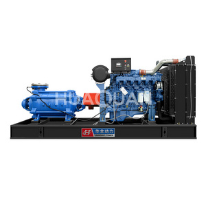 OEM/ODM Favorable Price 250kw Fixed Open Type with Yuchai Engine Multistage Centrifugal Pump Water Pump Unit