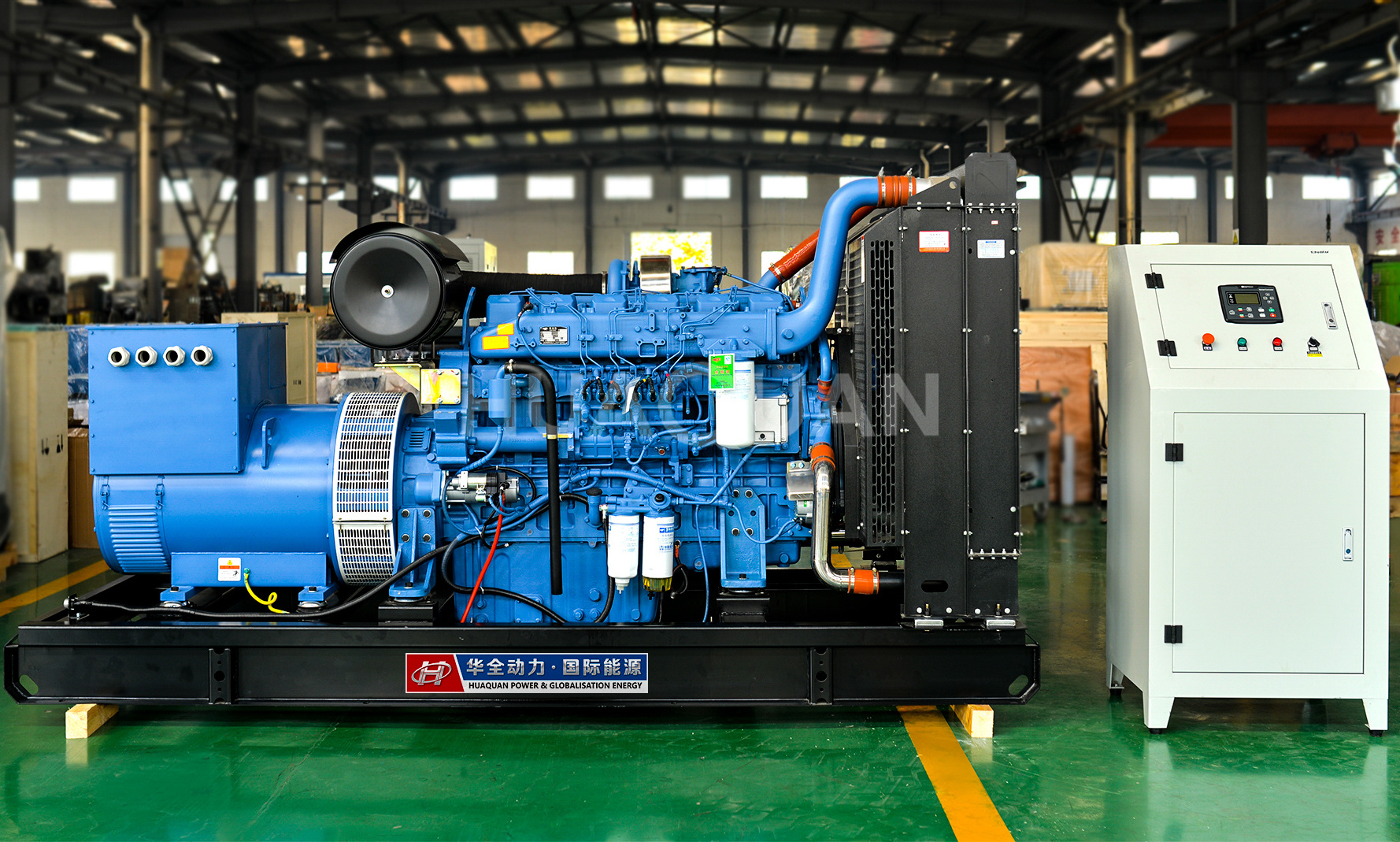 50/60Hz 400kw Soundproof/Open/Canopy/Trailer Type Diesel Generators Power by Yuchai Engine 500kVA