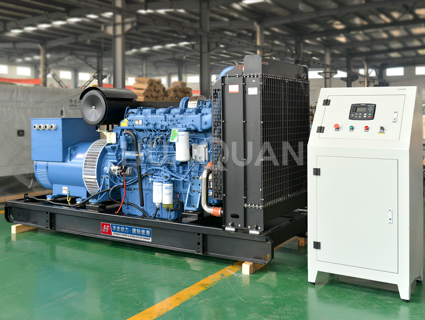 50/60Hz 400kw Soundproof/Open/Canopy/Trailer Type Diesel Generators Power by Yuchai Engine 500kVA