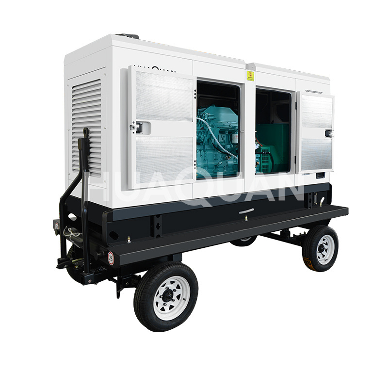 Trailer Mobile Power Station 150kw 187.5kVA Diesel Generator Set Wholesale and Retail in Italy/Russia/Brazil/S. Africa/Vietnam