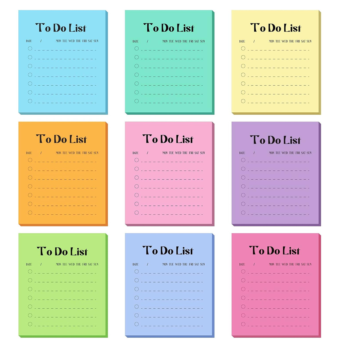 Wholesale Offset Paper 7.5 x 7.5 Stationery Office Memo Pad Sticky Notes with Custom Logo 20-100 sheets/pad