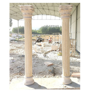 Hollow stone Roman column marble column for sale