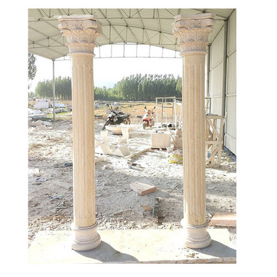 Hollow stone Roman column marble column for sale