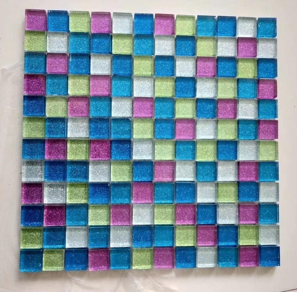 Hot sale factory supply New design glass mosaic mirror tiles