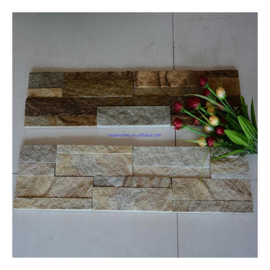 Factory made xiamen mushroom blue wall stones white decorative wall stone tiles