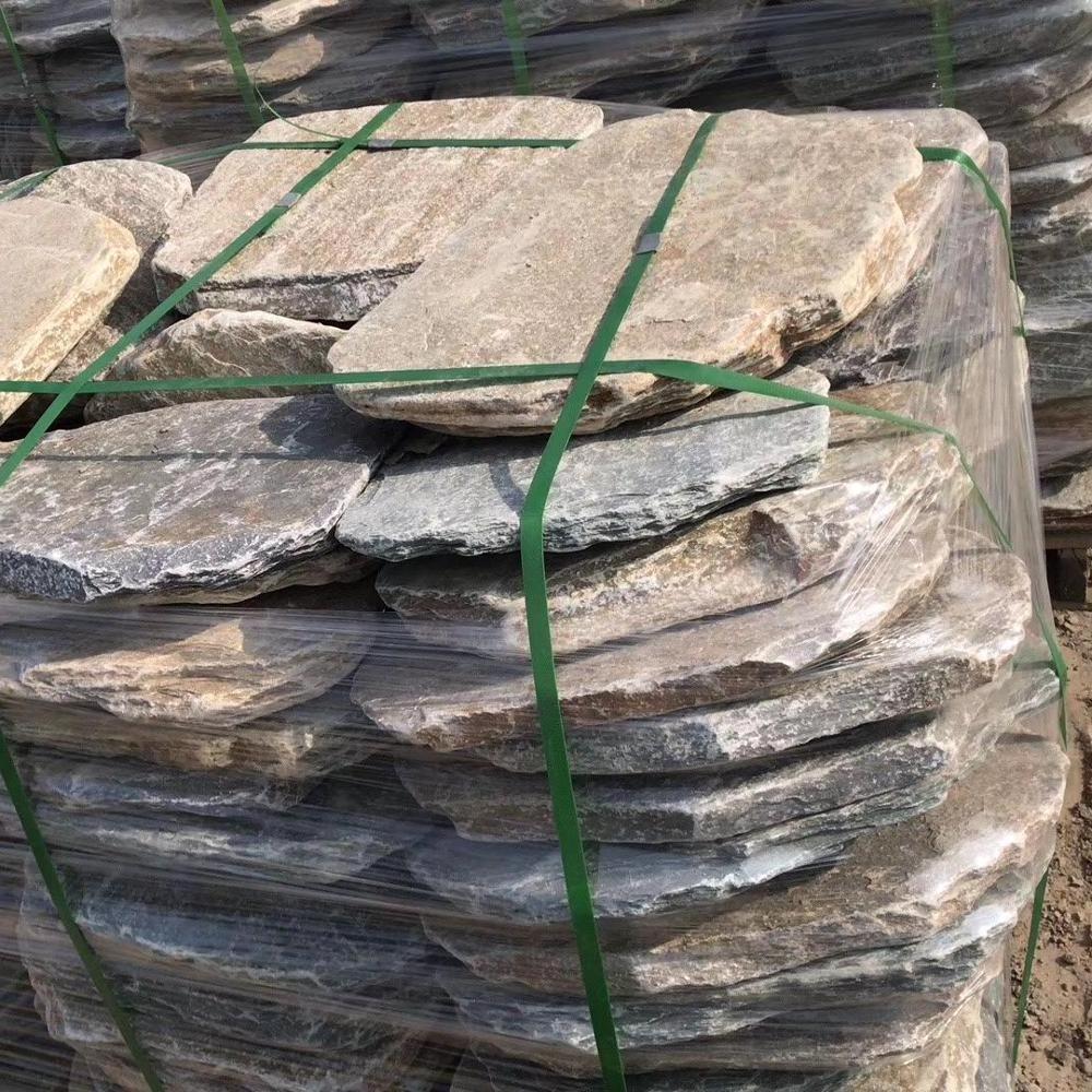 high quality multicolor quartz stack slate for garden step