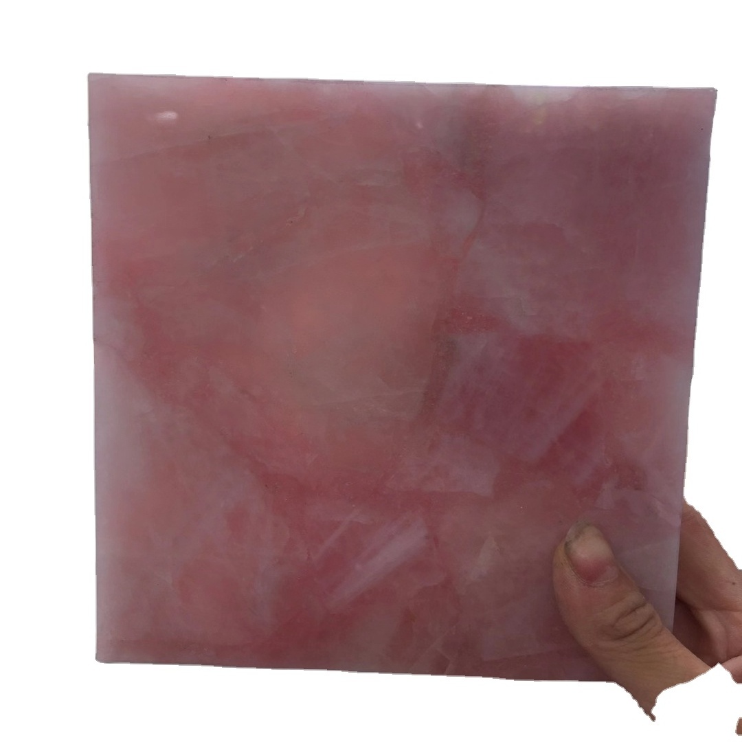 Wall Panel Translucent Onice Stone Onyx Marble Slab Pink White Modern Villa Polished 3 Years Online Technical Support Big Slab