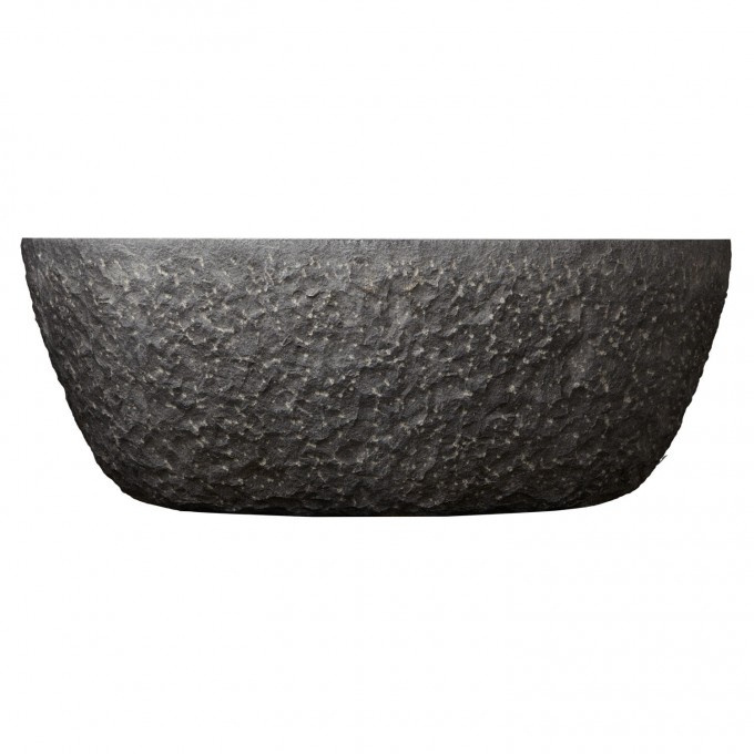 Natural Hand Black Marble Bathtub