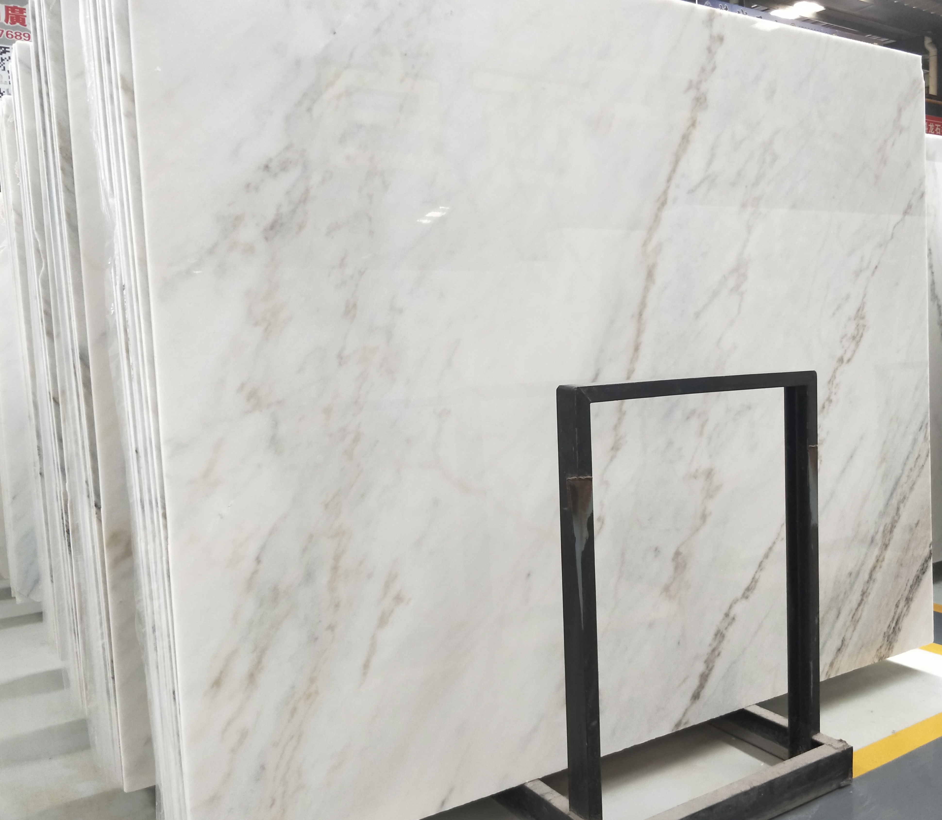 China Faux Valley Stone White Star Guangxi White Marble Slab