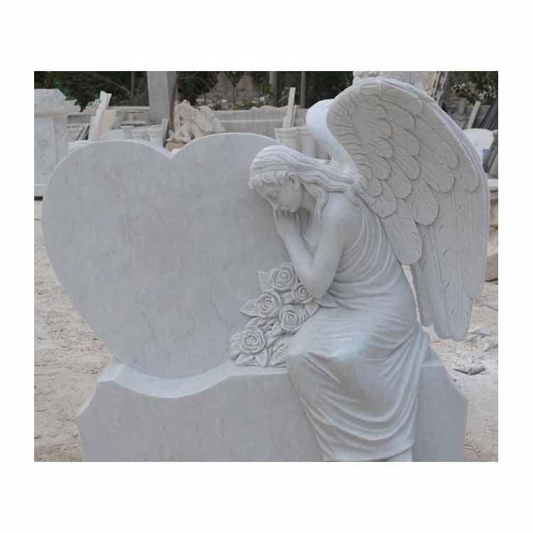 Factory Hotselling Marble Angels Headstones Designs french headstones and monuments