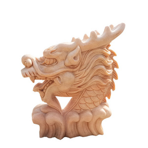 Hand Carved Polished Natural Stone dragon Animal water Fountain