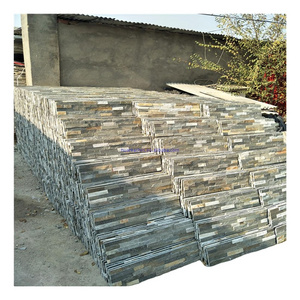 Factory made xiamen mushroom blue wall stones white decorative wall stone tiles