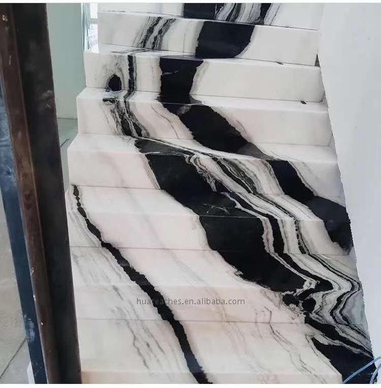 China Factory Promotion ivory white marble for stair steps