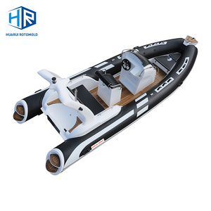 HUARIWIN yacht RIB boats Rotomold manufacturer new material LLDPE Customized size color Mini  yacht RIB boats for sea