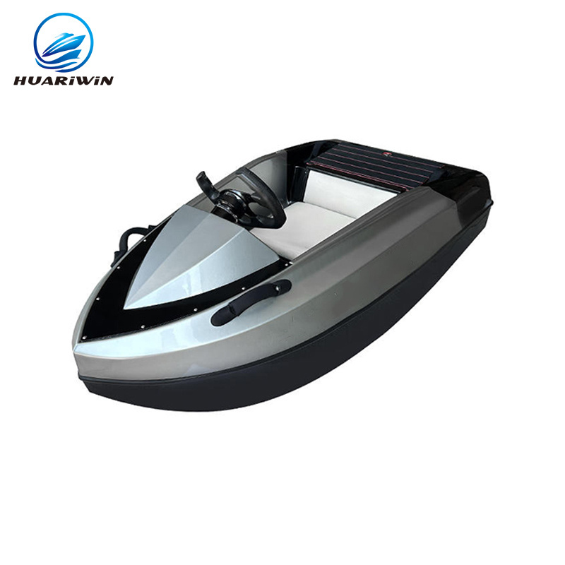 Rotomold manufacturer Custom New material LLDPE Electric Jet Boat Karting speed outdoor rescue fishing  sea mini jet kart