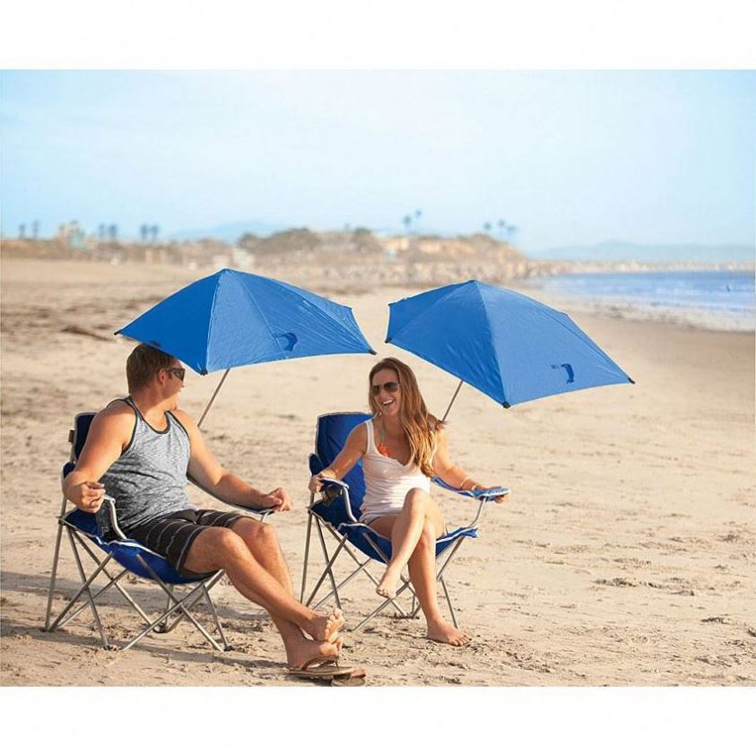 2023 Suessen Outdoor Shading Chair Plus Side Bag Leisure Folding Beach Chair Shading Fishing Umbrella Chair