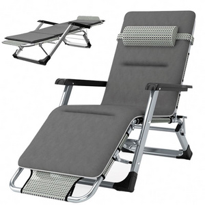 Outdoor Pool Lounge Chairs Folding Reclining Sun Patio Chaise Portable Relax Zero Gravity Chair