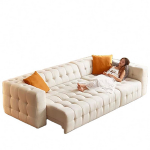 2023 Suessen Popular multi-functional French sofa bed electric smart  retractable bed living room sofa