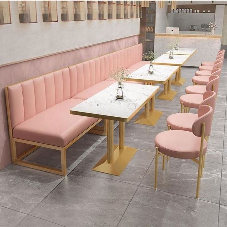 Commercial Furniture Stackable Chairs And Dining Tables Suitable For Restaurant Cafe Furniture Sofa Chair Booth