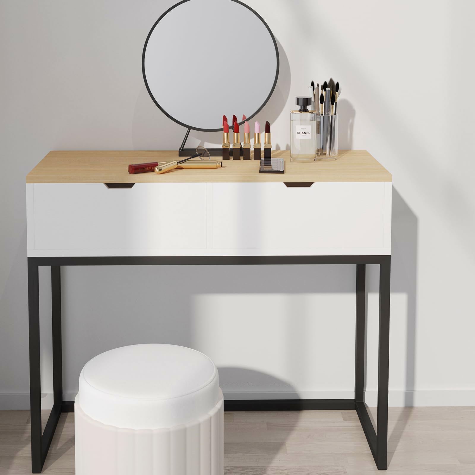 Simple Nordic Console Table Hallway Entryway Home Furniture Vanity Desk With Storagesuitable For Small Spaces And Bedrooms