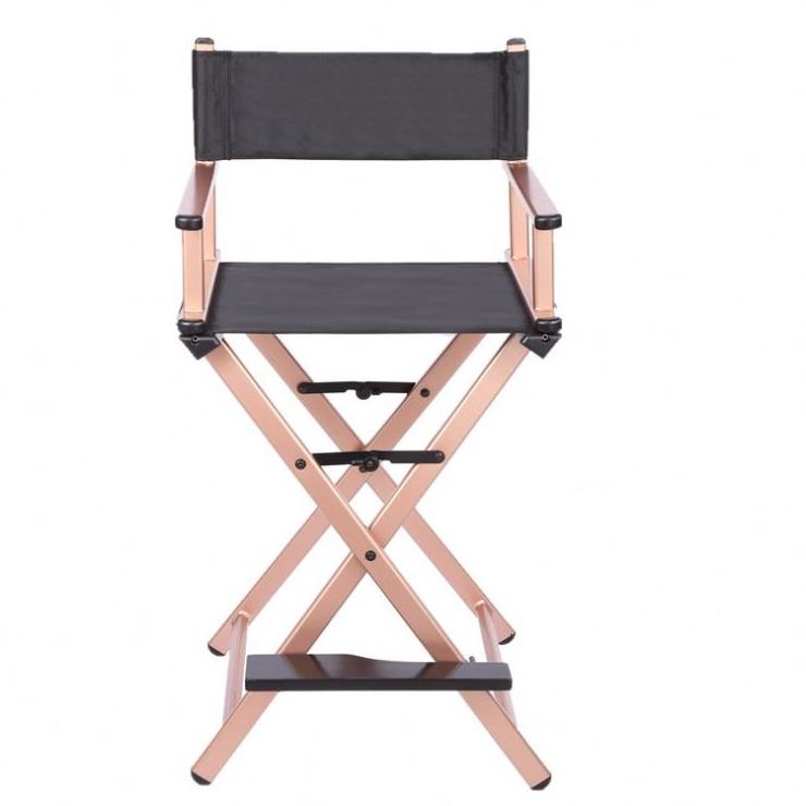 2023 Suessen  Factory New Portable Custom Folding High Quality Aluminum Director Makeup Beauty Artist Chair With Detachable