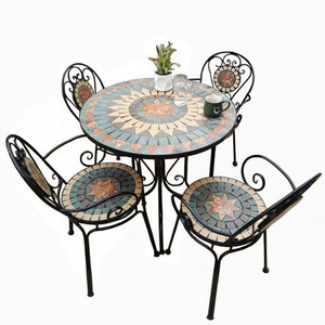 Hot Sale European Style Outdoor Garden Furniture Balcony Three-piece Table and chair Set