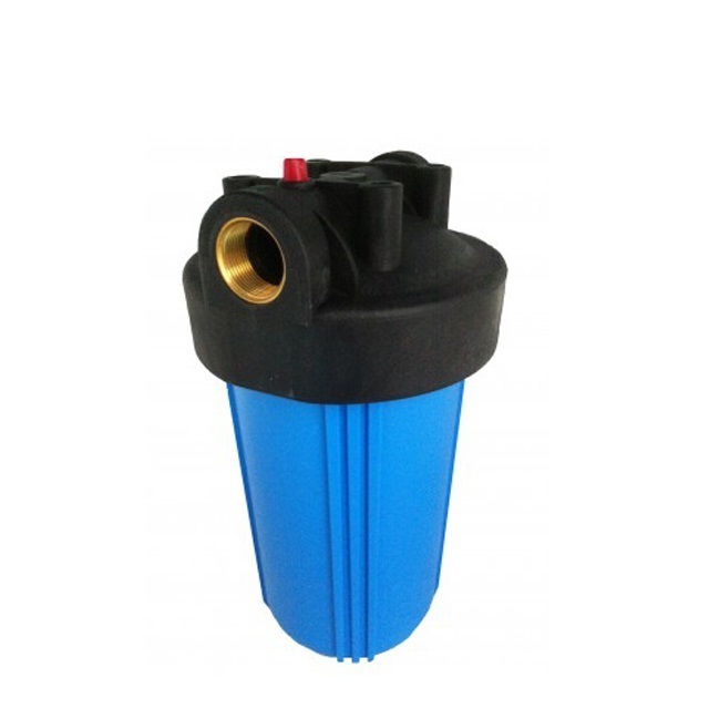 High quality 10 inch 20 inch Big blue filter housing with pressure relief valve and all spare parts