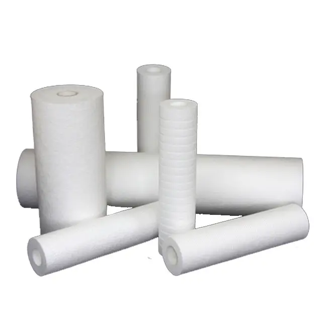 PP Sediment Filter Cartridge Cotton Spun Polypropylene Filter Cartridge 5 Micron PP Sediment Filter Cartridge