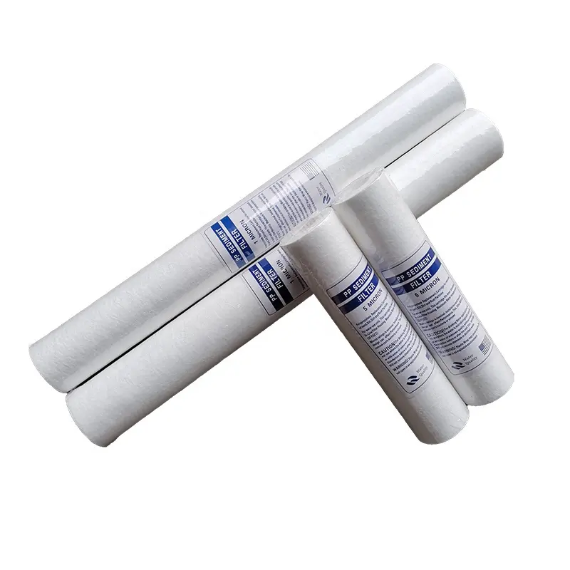 PP Sediment Filter Cartridge Cotton Spun Polypropylene Filter Cartridge 5 Micron PP Sediment Filter Cartridge