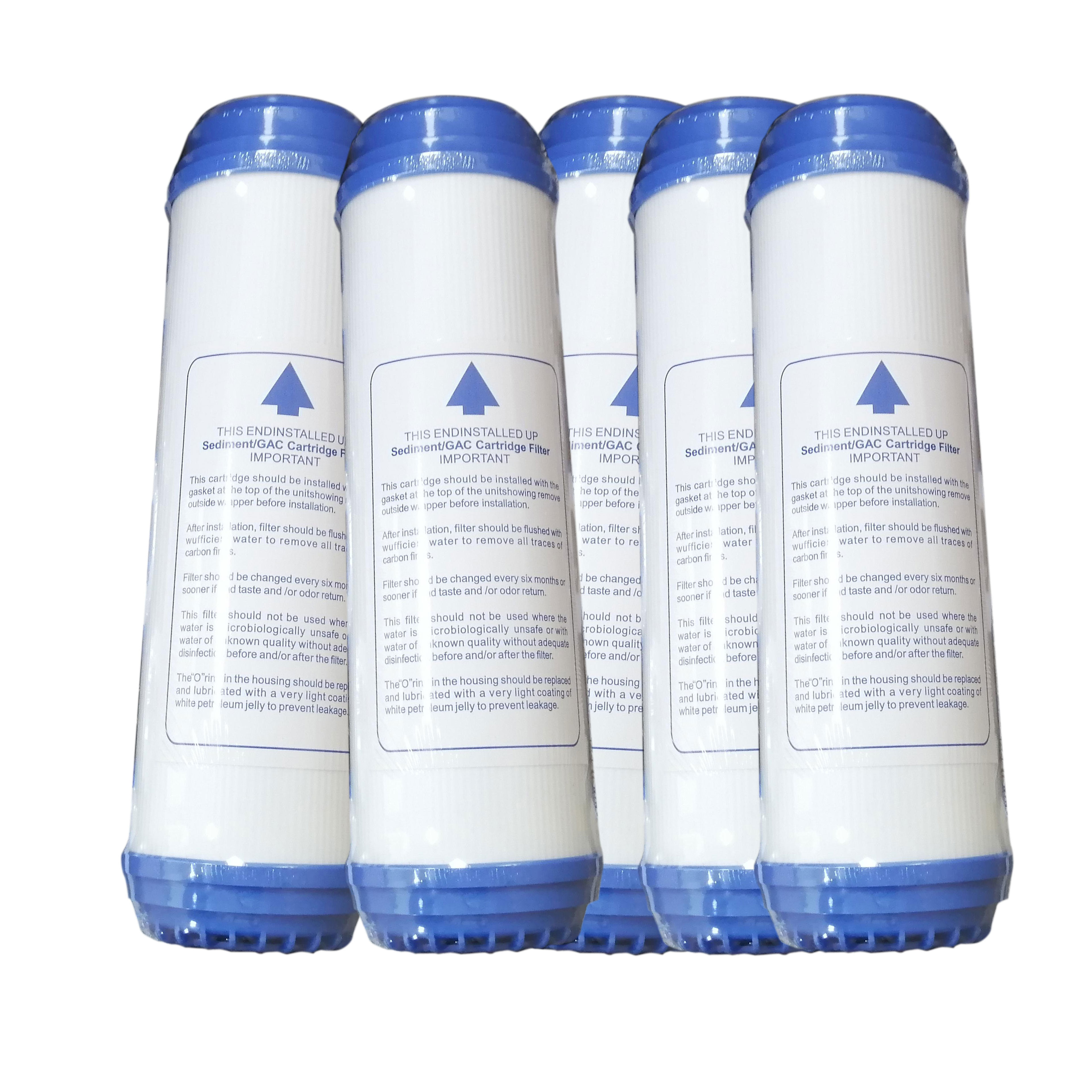 Water Treatment Carbon Filter Cartridge 1 5 Micron CTO UDF 20 Inch Water Filter Cartridge Osmosis Filter