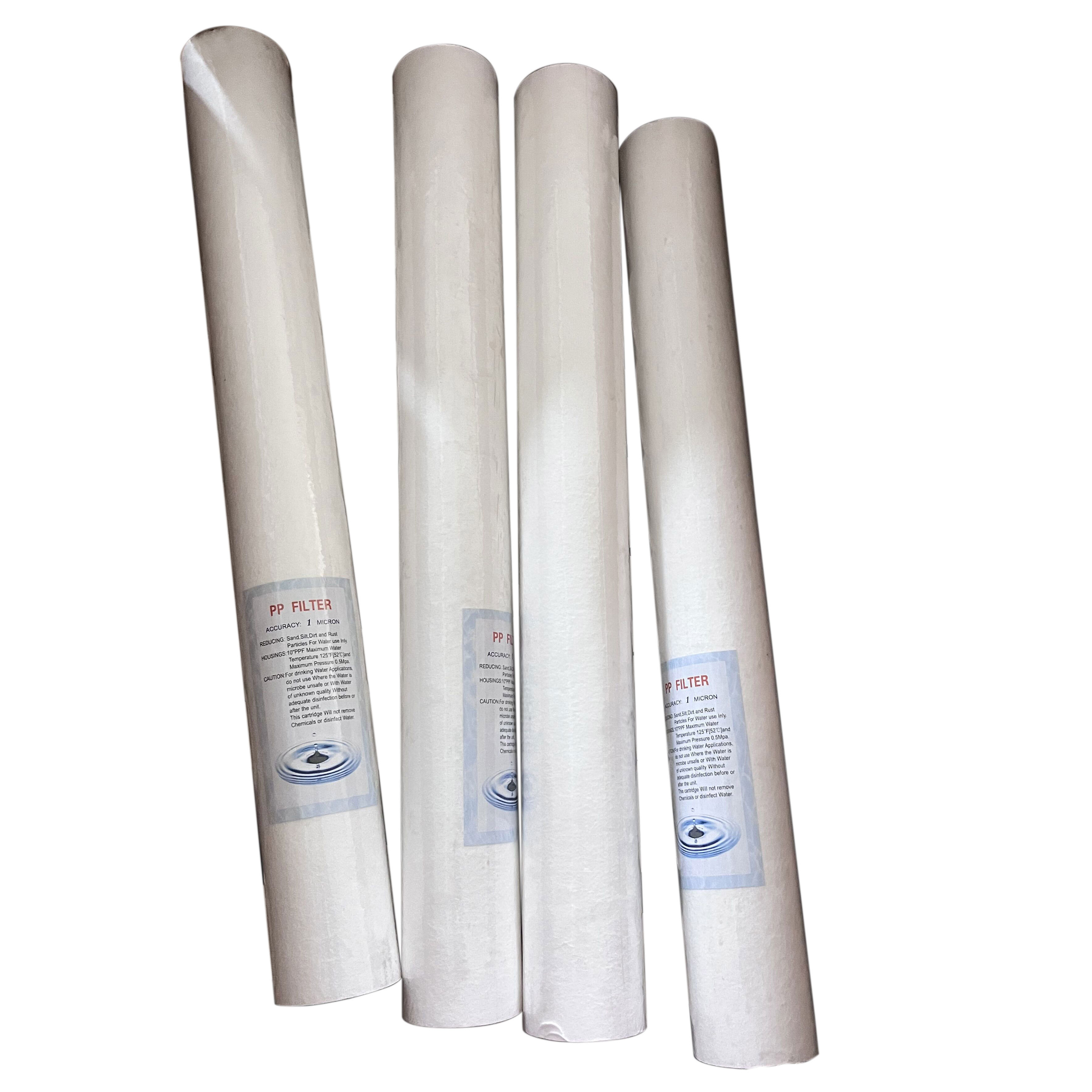 Water Treatment Polypropylene Melt Blown Filter Cartridge 30 Inch PP Melt Blown Filter Cartridge