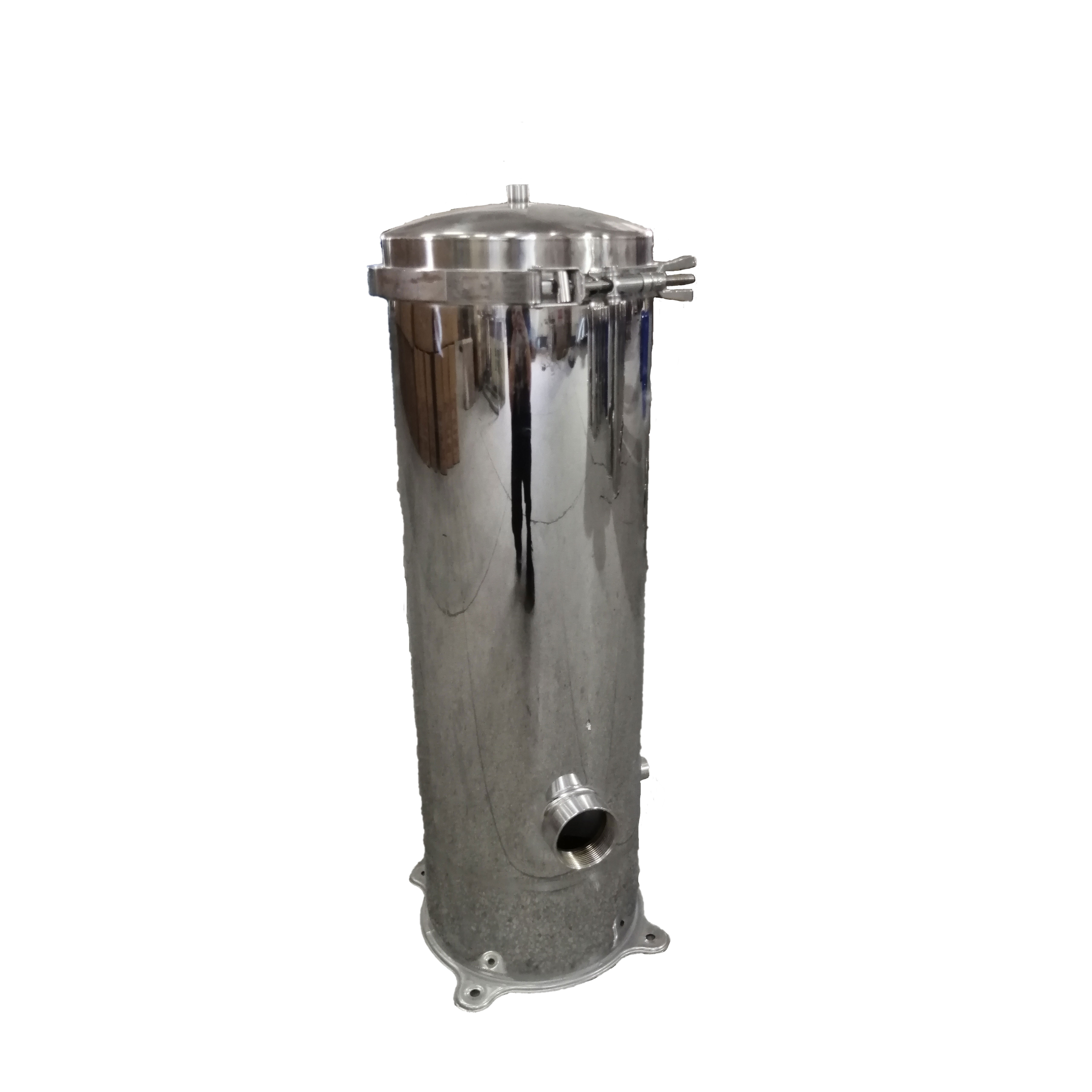 Multi Cartridge PP Melt Blown Water Filter Cartridge Housing 3 Elements 20 Inch Stainless Steel Filter Housing