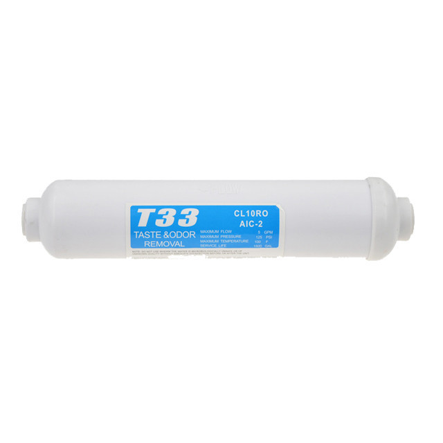 Hot Sale T33 Filter Cartridge Inline Alkline T33 Water Filter Cartridge 10