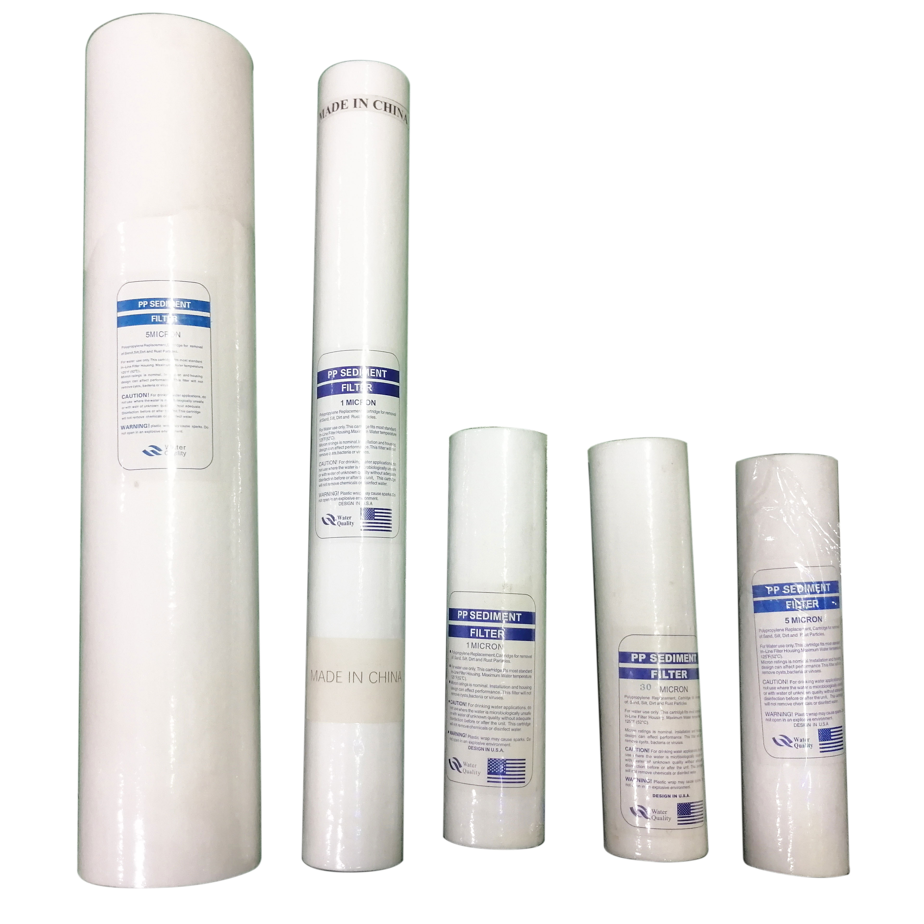 Water Treatment Polypropylene Melt Blown Filter Cartridge 30 Inch PP Melt Blown Filter Cartridge